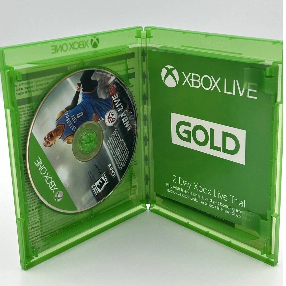 EA Sports NBA Live 16 Xbox One OS‎ Green Exc Basketball Game Russell Westbrook